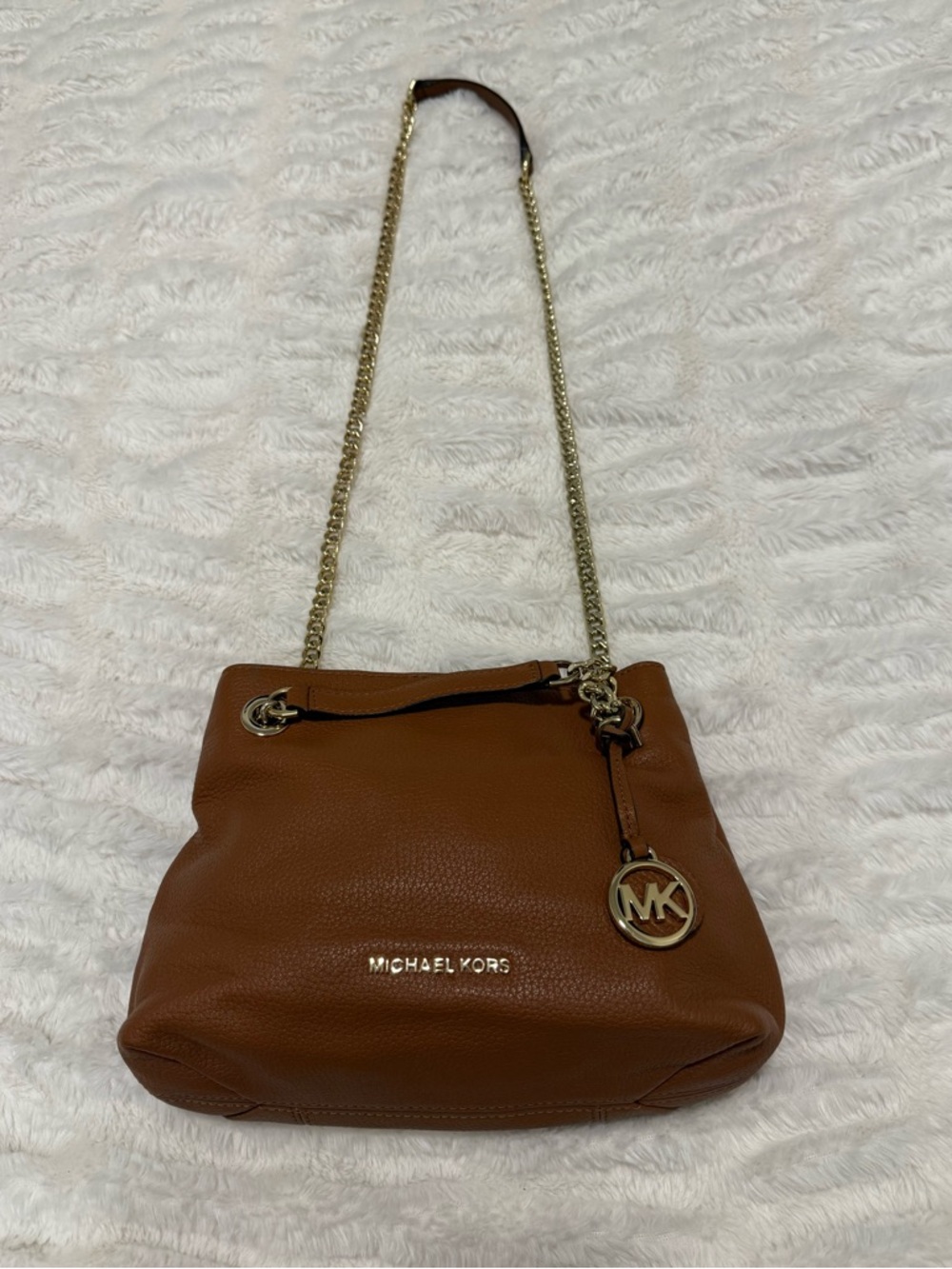Michael Kors Jet Set Chain Medium Shoulder Tote Acorn Purse - Picture 12 of 14